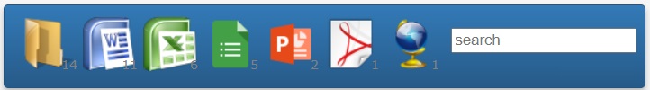 Google Drive launch bar
